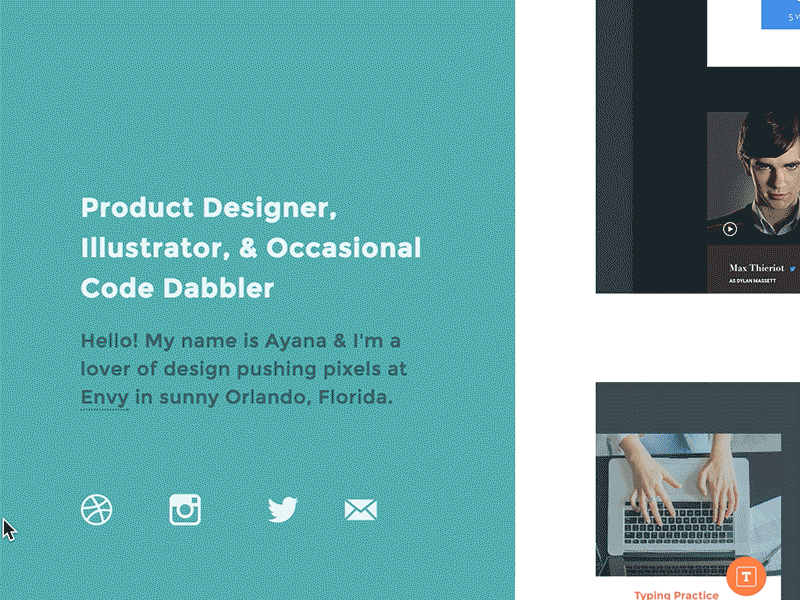 Anime Website Concept Webpage design, Wordpress website design