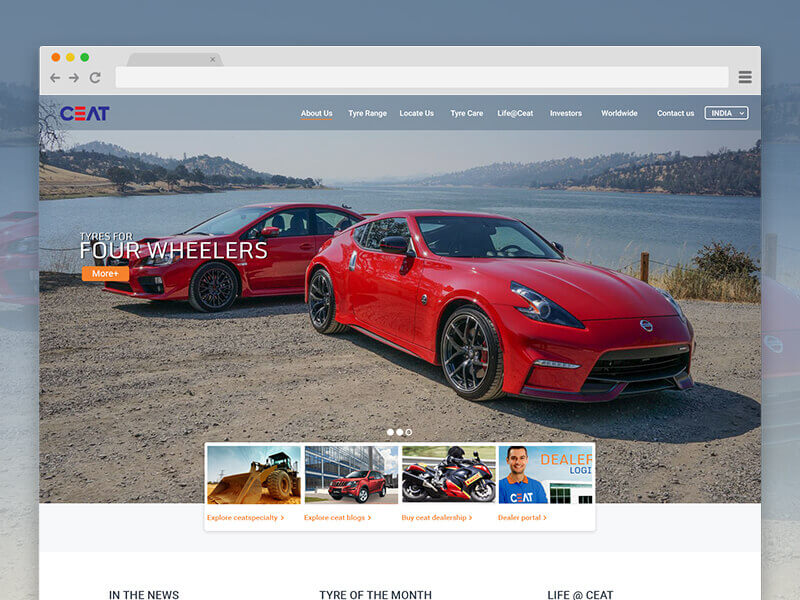 Automotive Website Design 8