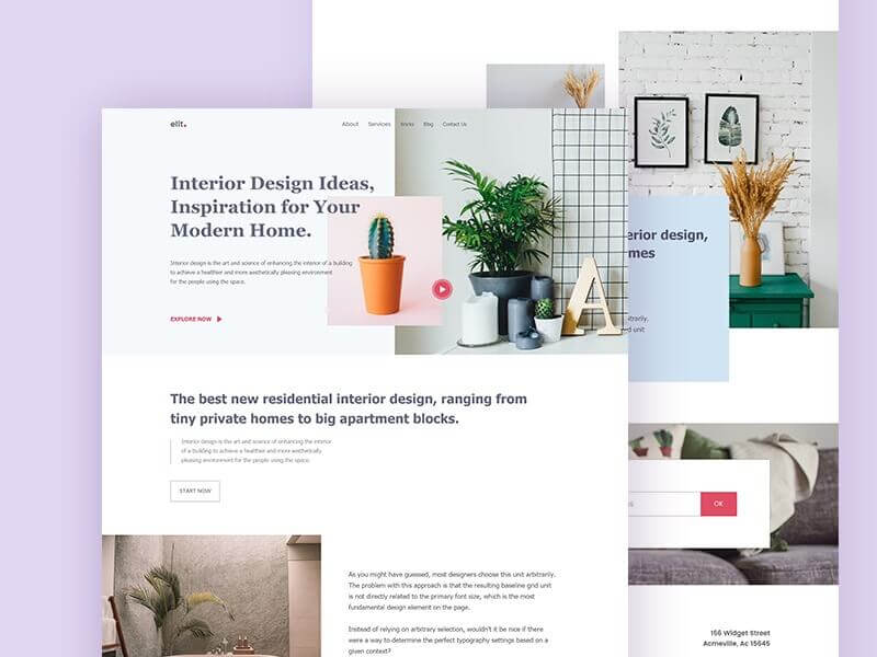 Furniture website design: examples & tips 5